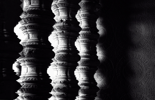 Link to image of Window Balusters and Wall Carvings, Angkor Wat, Siem Reap